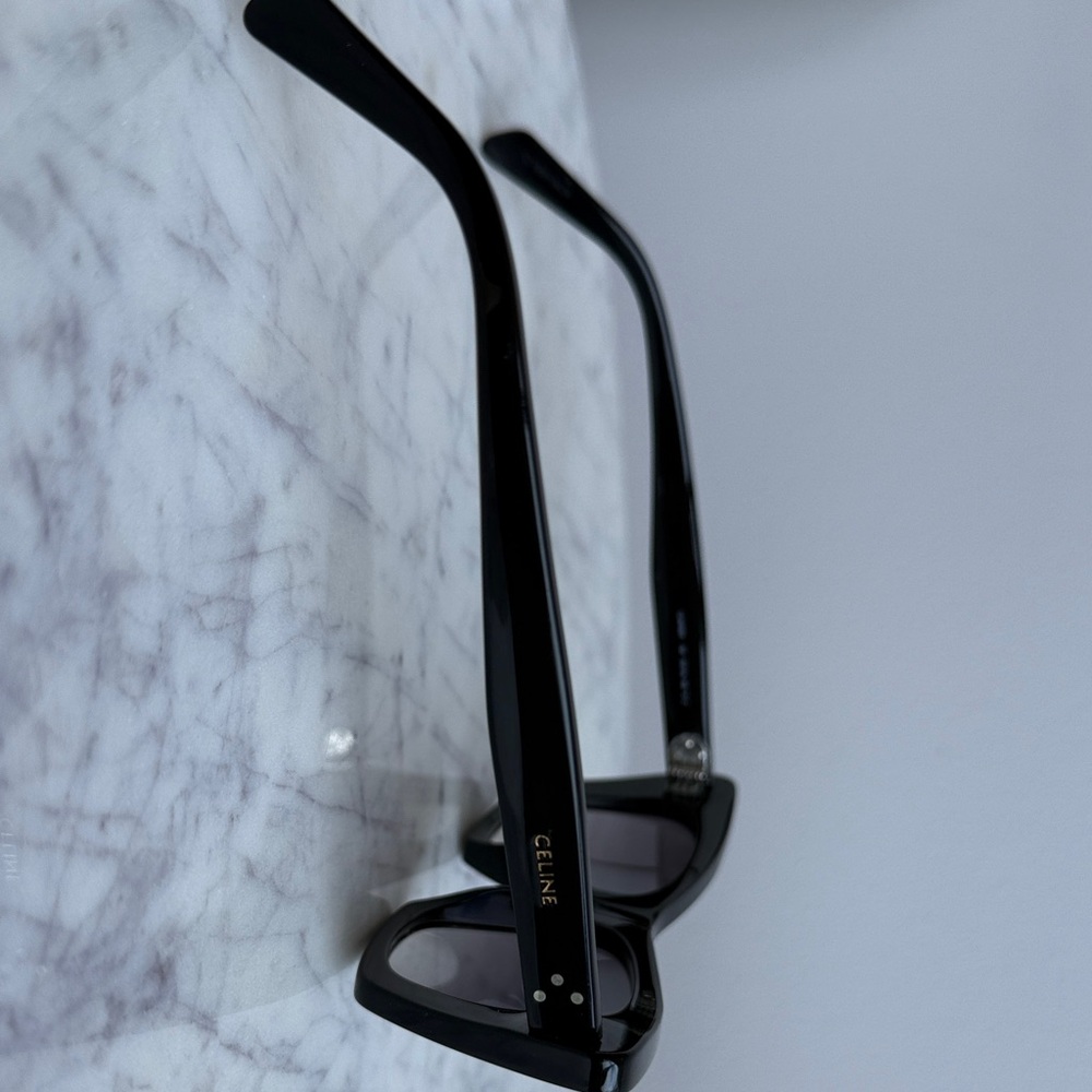 Celine Elegant Black Sunglasses with Case - Picture 5 of 11